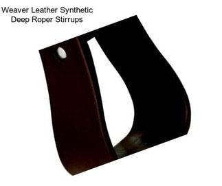 Weaver Leather Synthetic Deep Roper Stirrups
