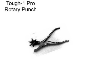 Tough-1 Pro Rotary Punch