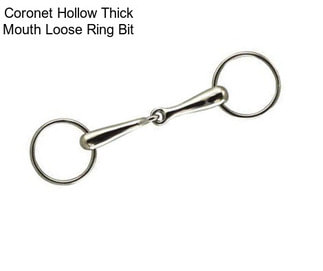 Coronet Hollow Thick Mouth Loose Ring Bit