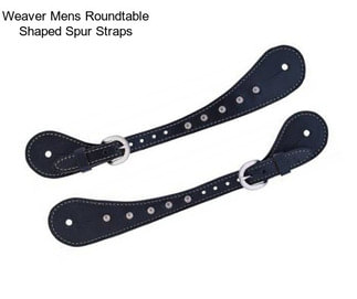 Weaver Mens Roundtable Shaped Spur Straps