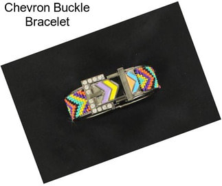 Chevron Buckle Bracelet