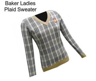 Baker Ladies Plaid Sweater