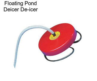 Floating Pond Deicer De-icer