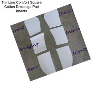 ThinLine Comfort Square Cotton Dressage Pad Inserts