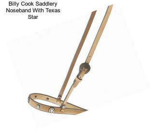 Billy Cook Saddlery Noseband With Texas Star