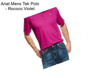 Ariat Mens Tek Polo - Rococo Violet