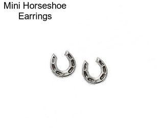 Mini Horseshoe Earrings