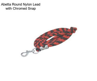 Abetta Round Nylon Lead with Chromed Snap