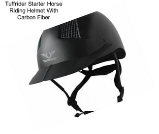 Tuffrider Starter Horse Riding Helmet With Carbon Fiber