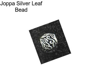 Joppa Silver Leaf Bead