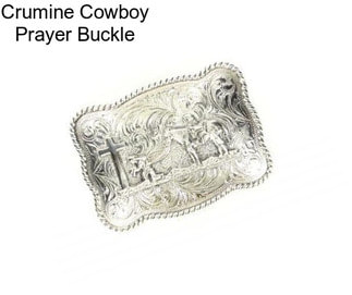 Crumine Cowboy Prayer Buckle