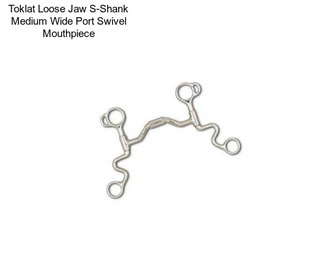 Toklat Loose Jaw S-Shank Medium Wide Port Swivel Mouthpiece