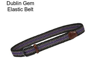 Dublin Gem Elastic Belt