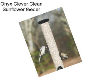 Onyx Clever Clean Sunflower feeder