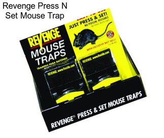 Revenge Press N Set Mouse Trap