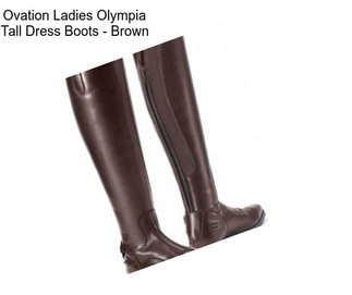 Ovation Ladies Olympia Tall Dress Boots - Brown