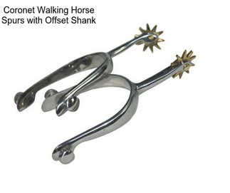Coronet Walking Horse Spurs with Offset Shank