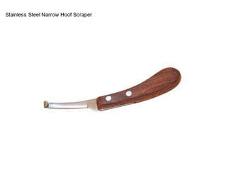 Stainless Steel Narrow Hoof Scraper