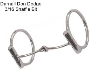 Darnall Don Dodge 3/16 Snaffle Bit