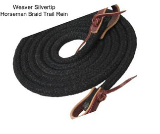 Weaver Silvertip Horseman Braid Trail Rein