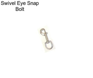 Swivel Eye Snap Bolt