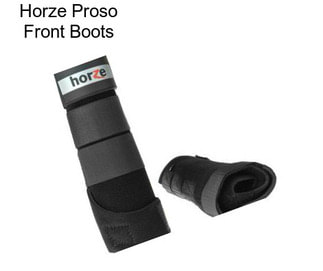 Horze Proso Front Boots