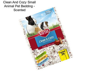 Clean And Cozy Small Animal Pet Bedding - Scented