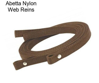 Abetta Nylon Web Reins