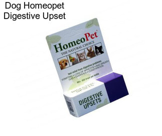 Dog Homeopet Digestive Upset