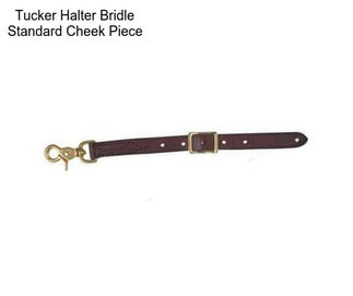 Tucker Halter Bridle Standard Cheek Piece