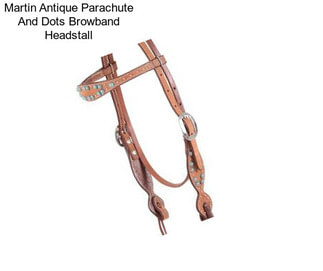 Martin Antique Parachute And Dots Browband Headstall