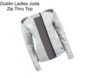 Dublin Ladies Joda Zip Thru Top