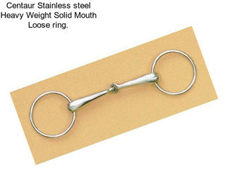 Centaur Stainless steel Heavy Weight Solid Mouth Loose ring.