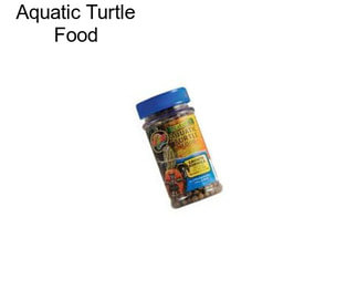 Aquatic Turtle Food