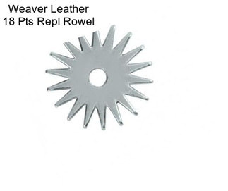 Weaver Leather 18 Pts Repl Rowel