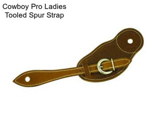 Cowboy Pro Ladies Tooled Spur Strap