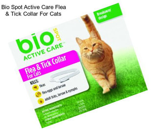 Bio Spot Active Care Flea & Tick Collar For Cats