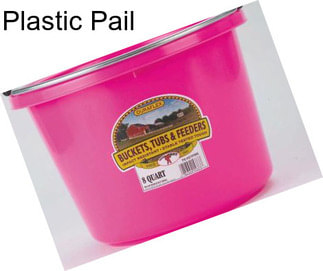 Plastic Pail