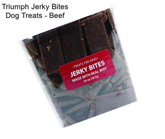 Triumph Jerky Bites Dog Treats - Beef