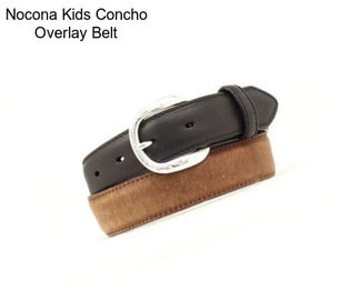 Nocona Kids Concho Overlay Belt