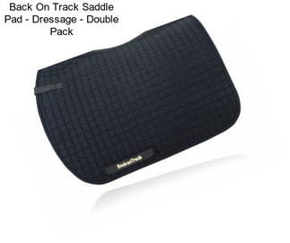 Back On Track Saddle Pad - Dressage - Double Pack