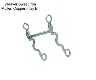 Weaver Sweet Iron Mullen Copper Inlay Bit