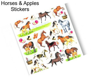 Horses & Apples Stickers