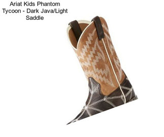 Ariat Kids Phantom Tycoon - Dark Java/Light Saddle