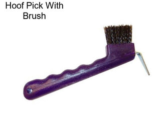 Hoof Pick With Brush