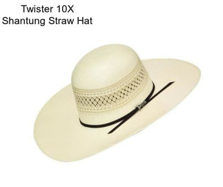 Twister 10X Shantung Straw Hat