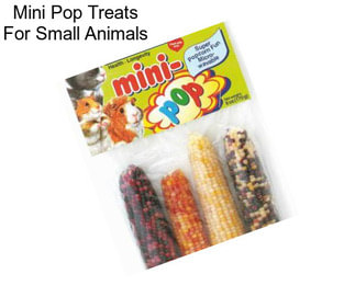 Mini Pop Treats For Small Animals