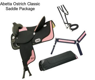 Abetta Ostrich Classic Saddle Package