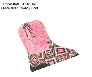 Roper Kids Glitter Gal Pre-Walker Cowboy Boot