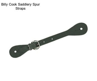 Billy Cook Saddlery Spur Straps